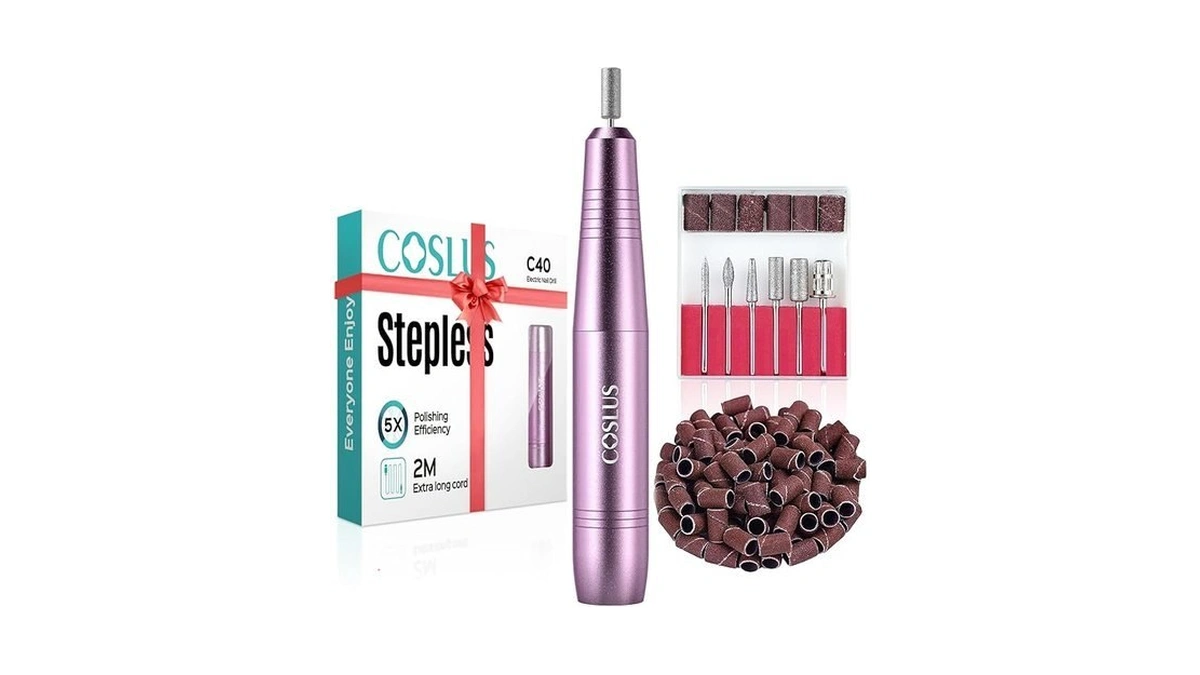 Coslus C40 Electric Nail Drill File Professional: For Acrylic Gel