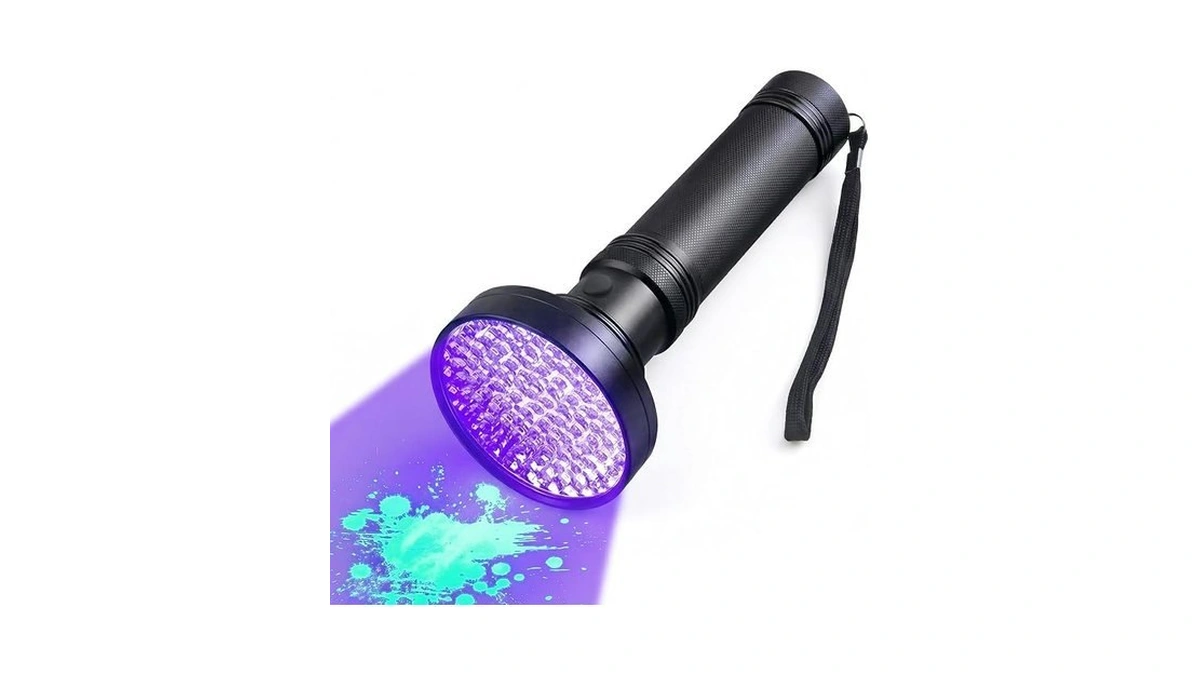 Buduy Uv Flashlight Black Light, 100 Led Black Flash Light