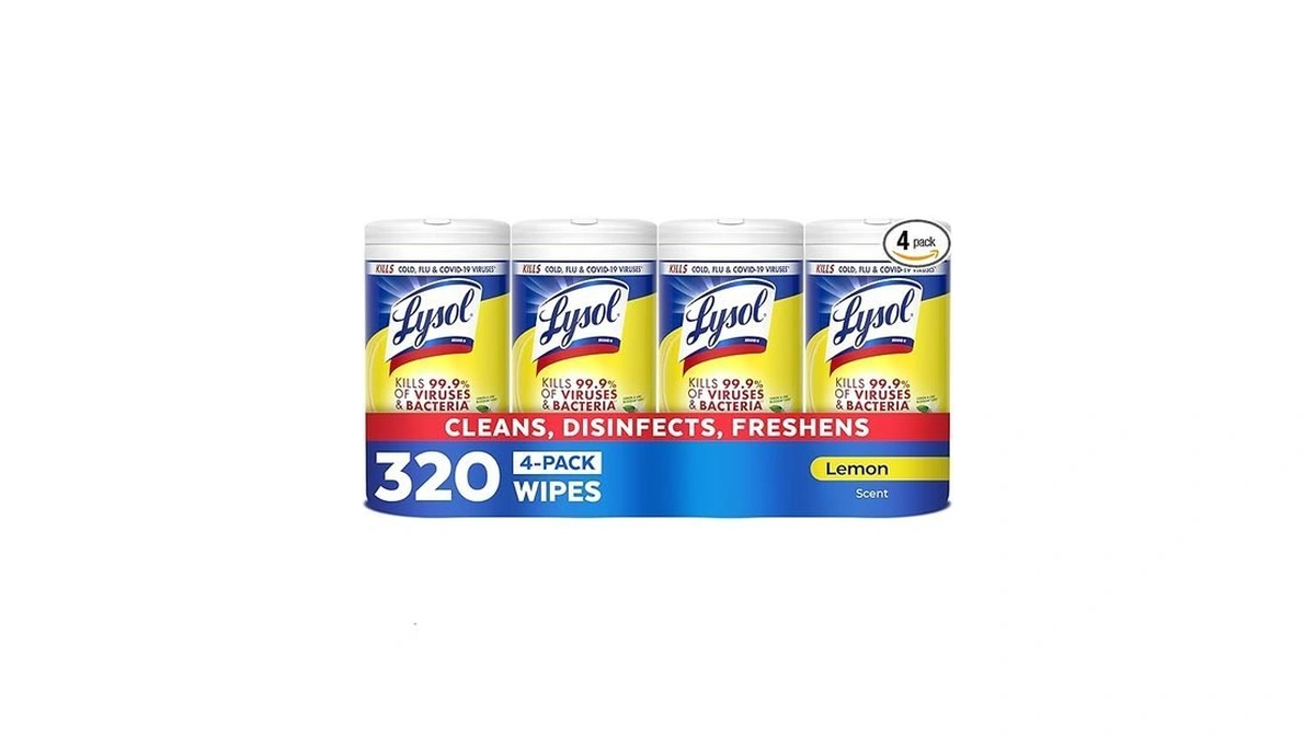 Lysol Disinfecting Wipes, All Purpose Cleaner, Multi-surface Antibacterial Cleaning Wipes,