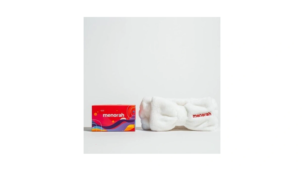 Menorah Skincare- Skincare Headband,elastic Hair Wrap, For Face Washing, Spa,