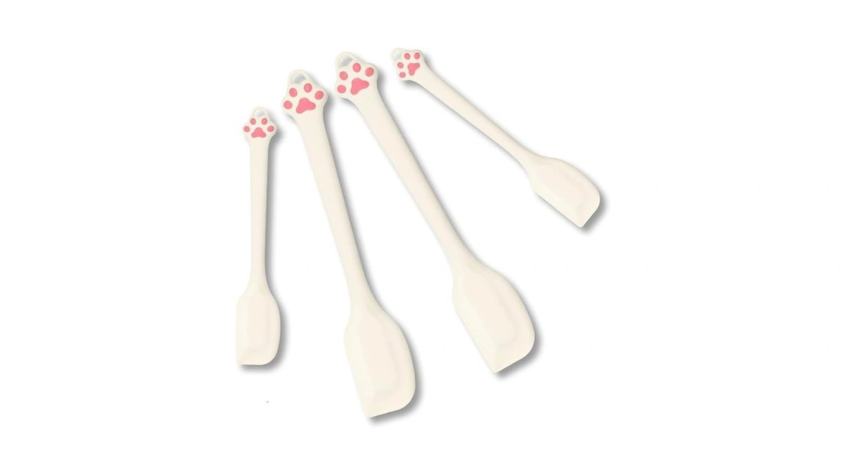 Siutco Cute Cat Paw Silicone Spatula Set - High Heat