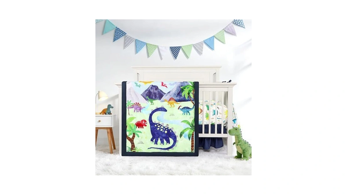 Dayeeball Crib Bedding Set For Baby Girls And Boys, 4