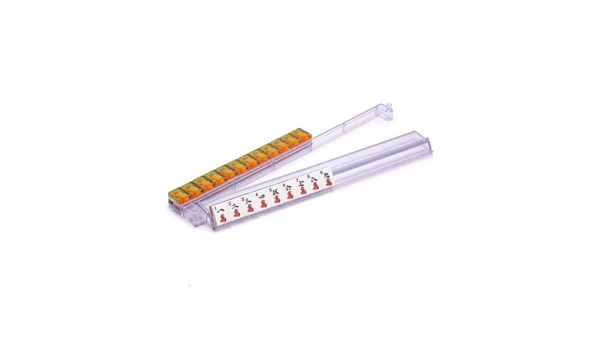 Yellow Mountain Imports Modern Mahjong Racks With Built-in Pushers -