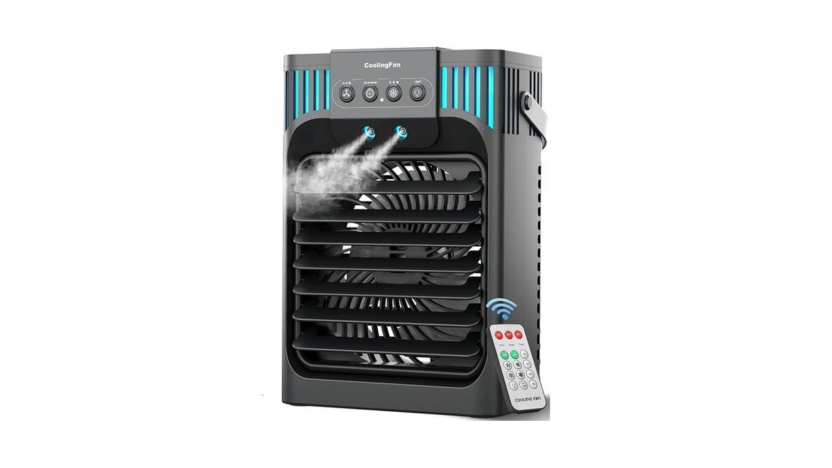 Portable Air Conditioners With Remote Control, Silent With 3 Speeds,