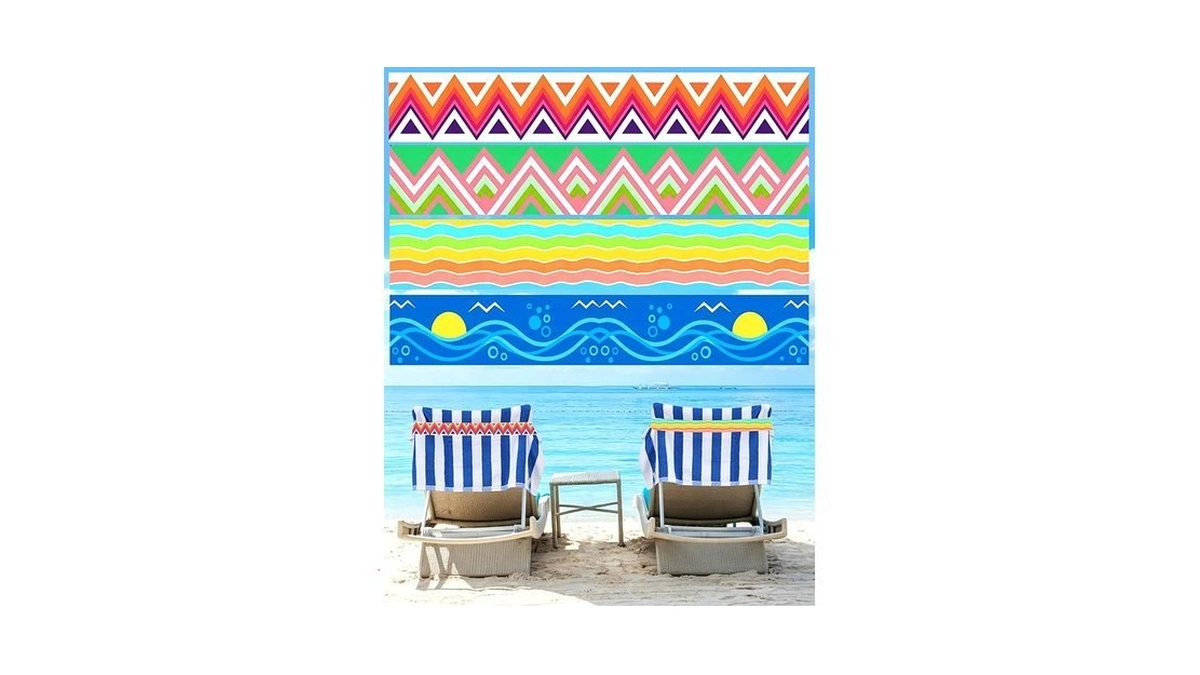 Antfuny 4 Pack Towel Band For Beach Towel Accessories Towel