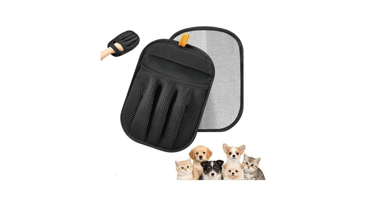 Lispin Pet Hair Removal Glove For Cats & Dogs, Upgraded