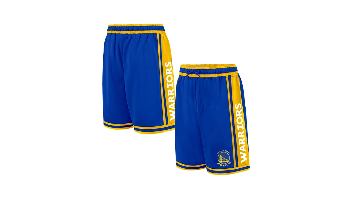 Ultra Game Nba Official Men's Classic Basketball Shorts, Golden State
