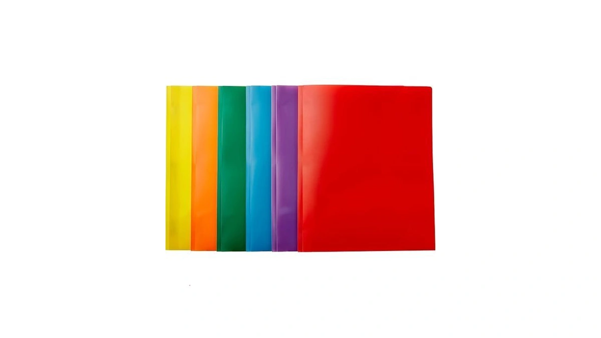 Amazon : Amazon Basics Heavy Duty Plastic Folders