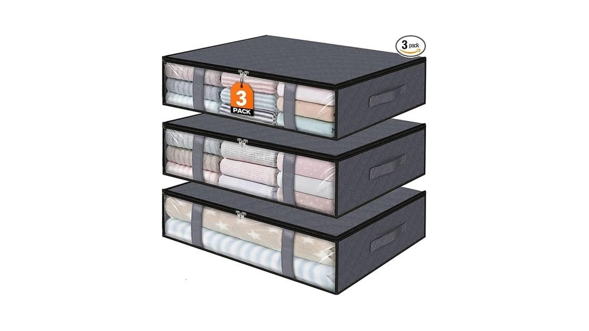 Amazon : Storageright Under Bed Storage Bags 3 Pa