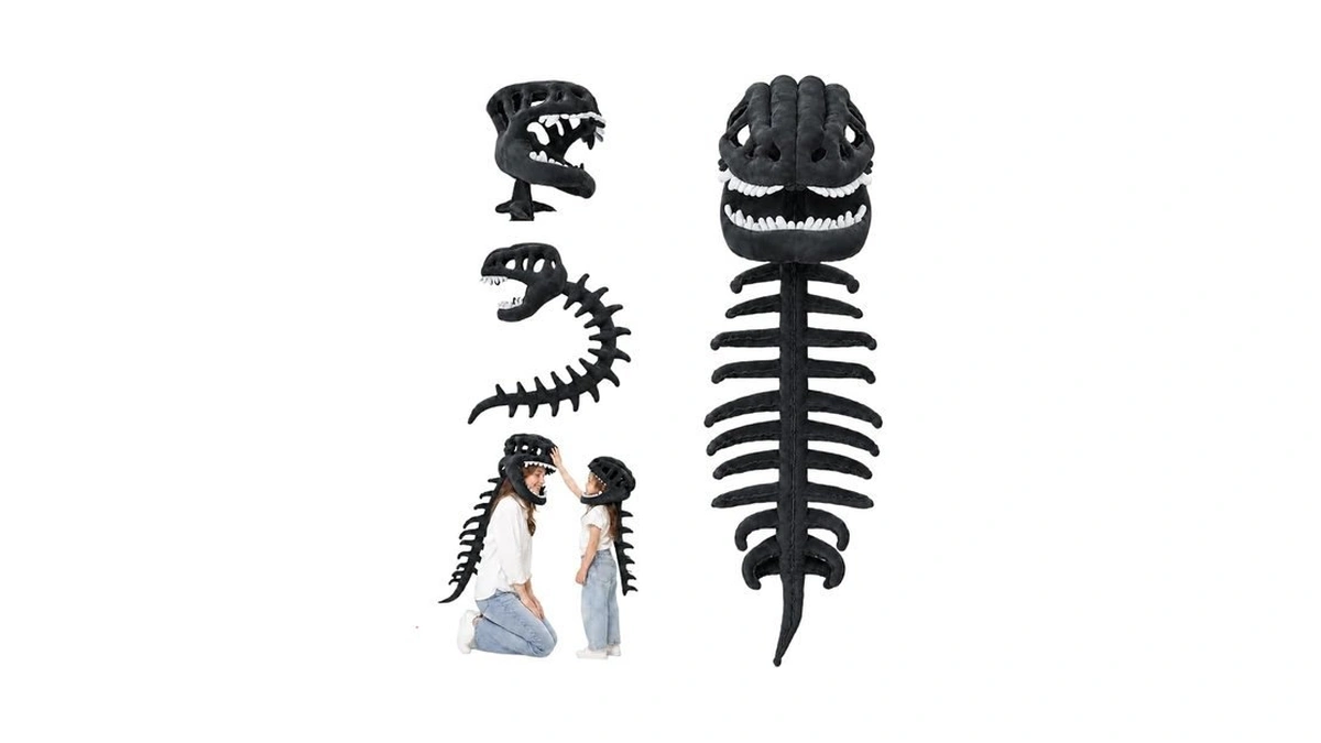 Sachie Dinosaur Skeleton Costume For Kids, Dinosaur Toys For Kids