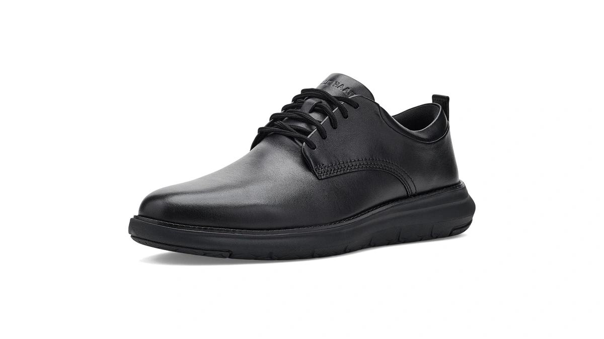Cole Haan Men's Grand Remix Oxfords, Black, 8-w Us