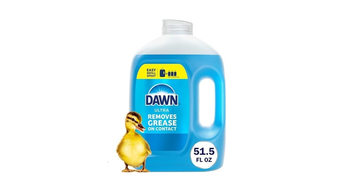 Dawn Ultra Original Dish Soap Refill Jug, Large Size Blue