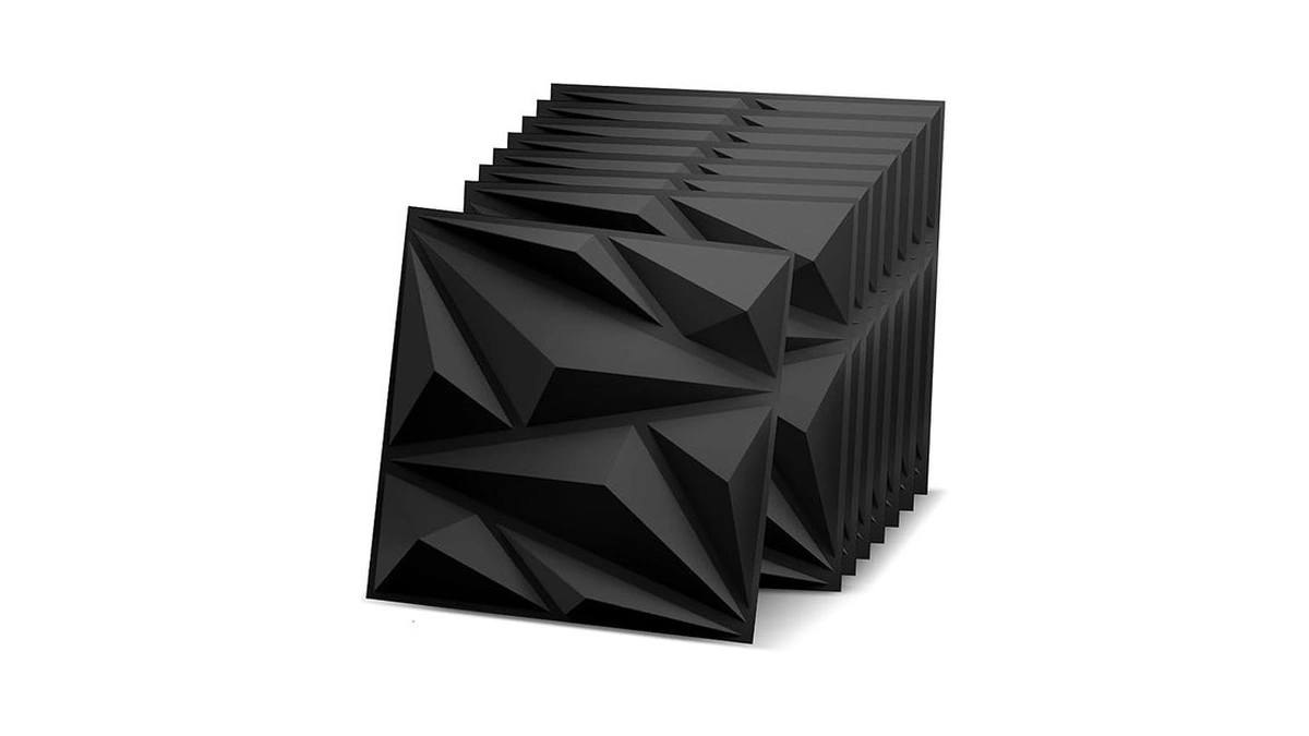 Decorative 3d Wall Panels, 33 Pack Textured Pvc Tiles 12x12