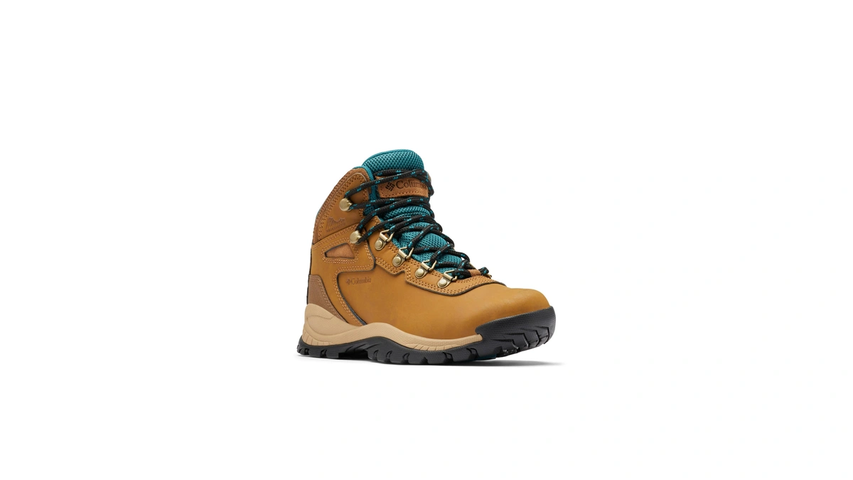 Columbia Womens Newton Ridge Lightweight Waterproof Hiking Boot, Elk/river Blue,
