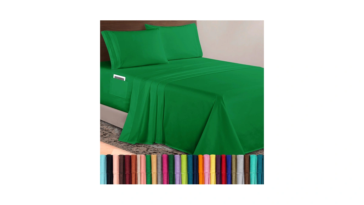 Elegant Comfort Luxurious 1500 Premium Hotel Quality Microfiber 4-piece Sheet