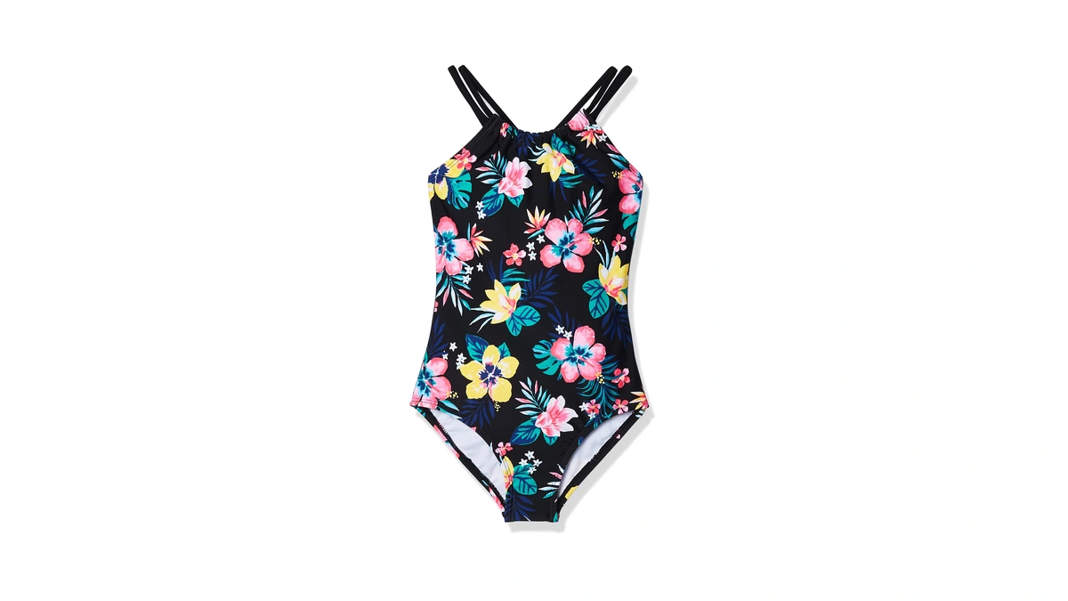 Kanu Surf Girls, Jasmine Beach Sport Halter One Piece Swimsuit,