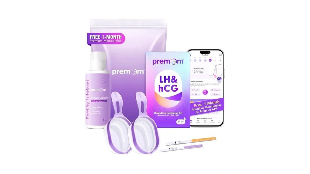Premom Quantitative Ovulation & Pregnancy Test Kit With Sperm Friendly