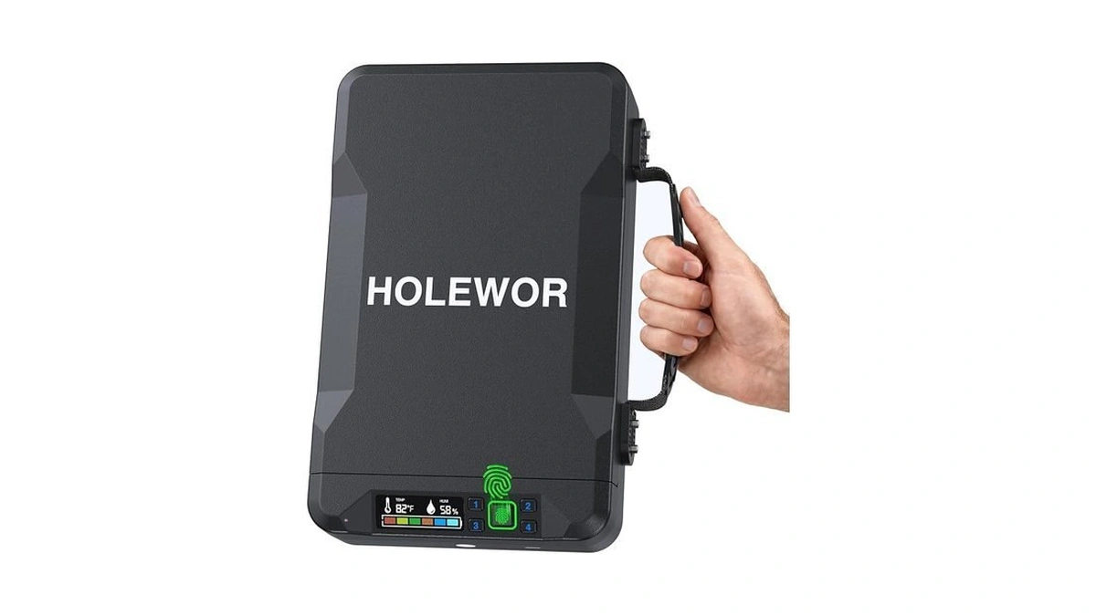 Car Gun Safe Small Pistol Safe Handheld Biometric Gun Cases