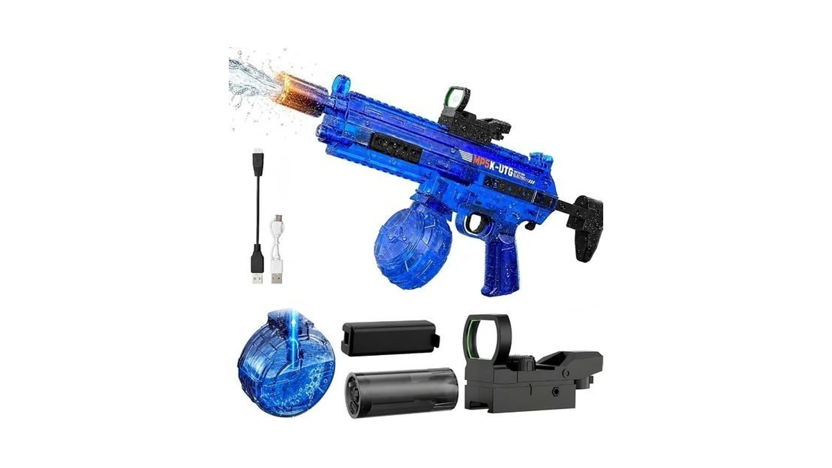 Electric Water Gun For Adults Kids, Automatic Self-suction Water Gun
