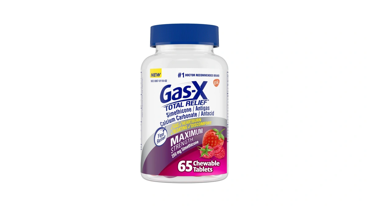 Gas-x Total Relief Chewable Tablets With Maximum Strength Gas Relief