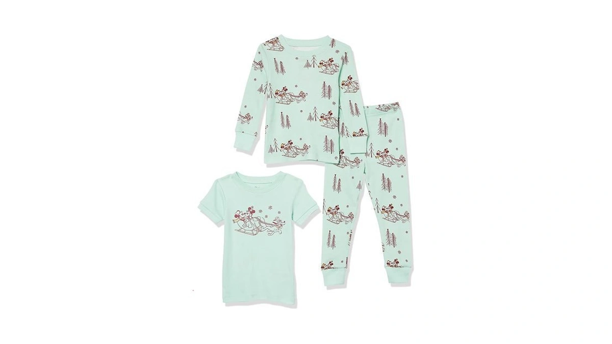 Amazon Essentials Baby Boy's Kids' Disney Snug-fit Cotton Pajamas Sleepwear,