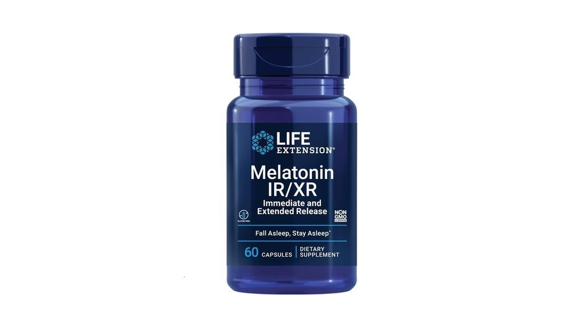 Life Extension Melatonin Ir/xr, 1.5 Mg, Immediate- And Extended-release Formula
