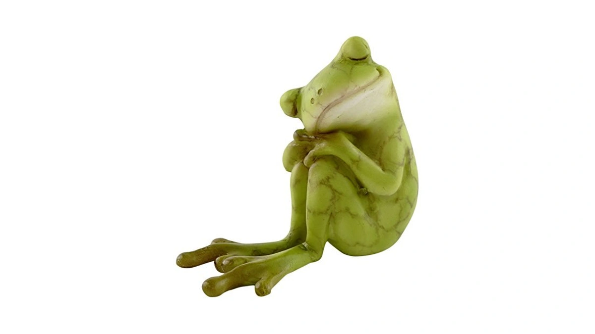 Top Collection Miniature Fairy Garden And Terrarium Statue, Frog Resting