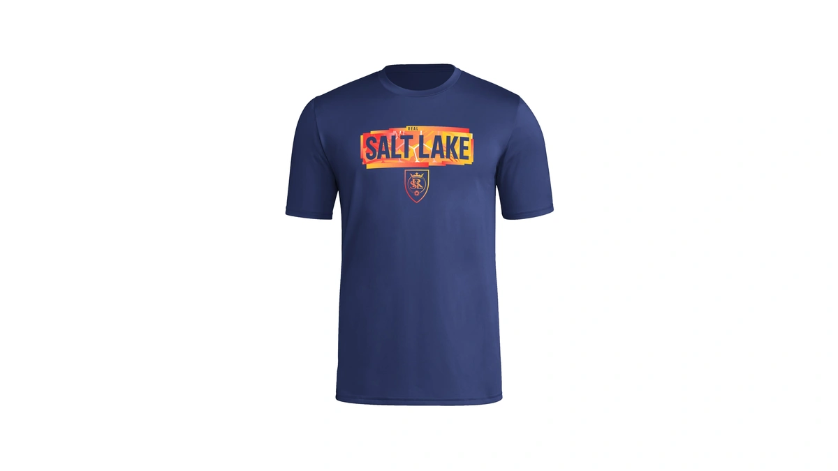 Adidas Men's Real Salt Lake Local Pop Short Sleeve Pre-game