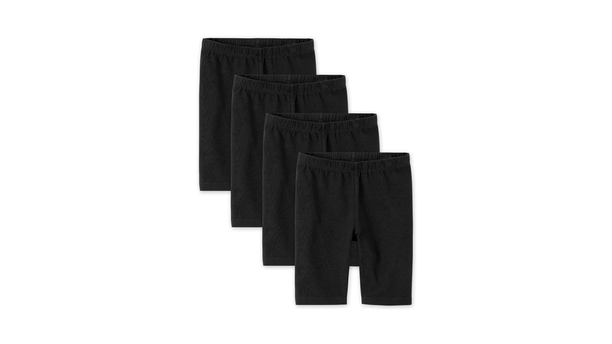 The Children's Place Girls Mix And Match Bike Shorts, Black