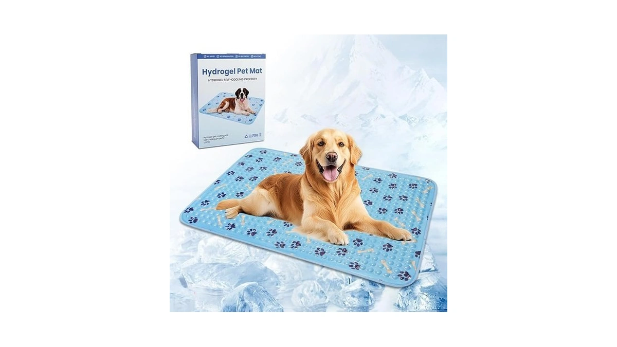 Cooling Mat For Dogs, Self Cooling Dog Bed With Patented