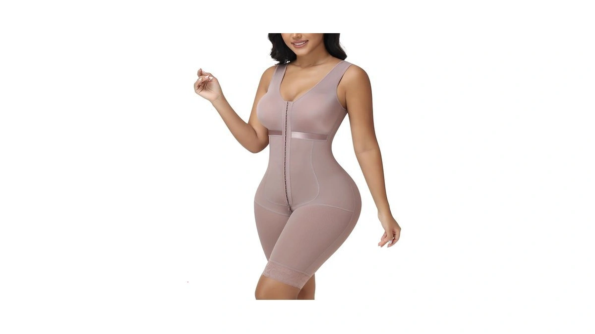 Pop Closets Full Body Faja Lace Bodysuits For Women Tummy
