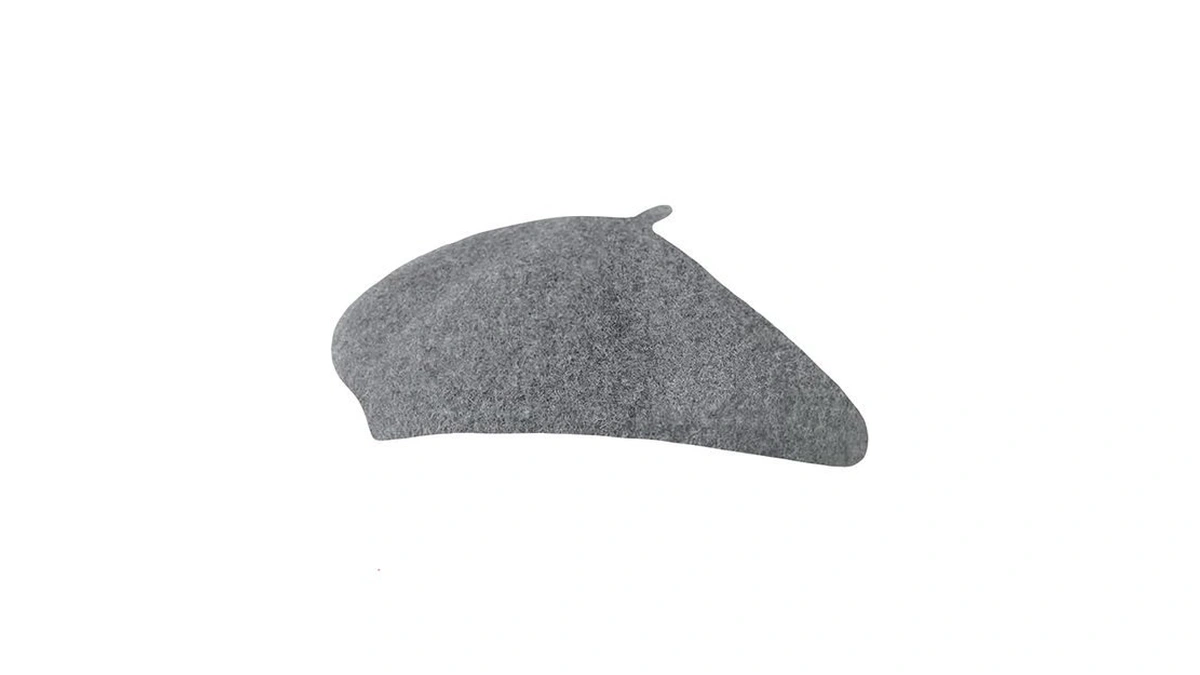 Gllutt Beret Hat Artist French Style Warm Thick Wool Solid