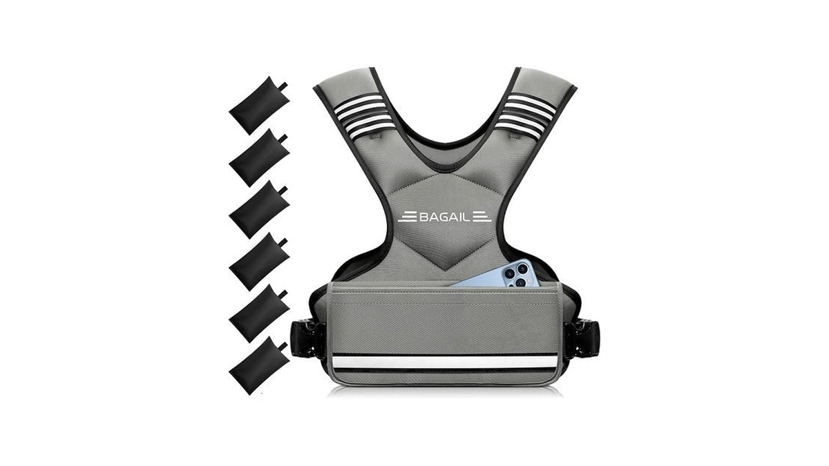 Bagail Adjustable Weighted Vest For Women 4-10lb, Comfortable U-neck Rucking