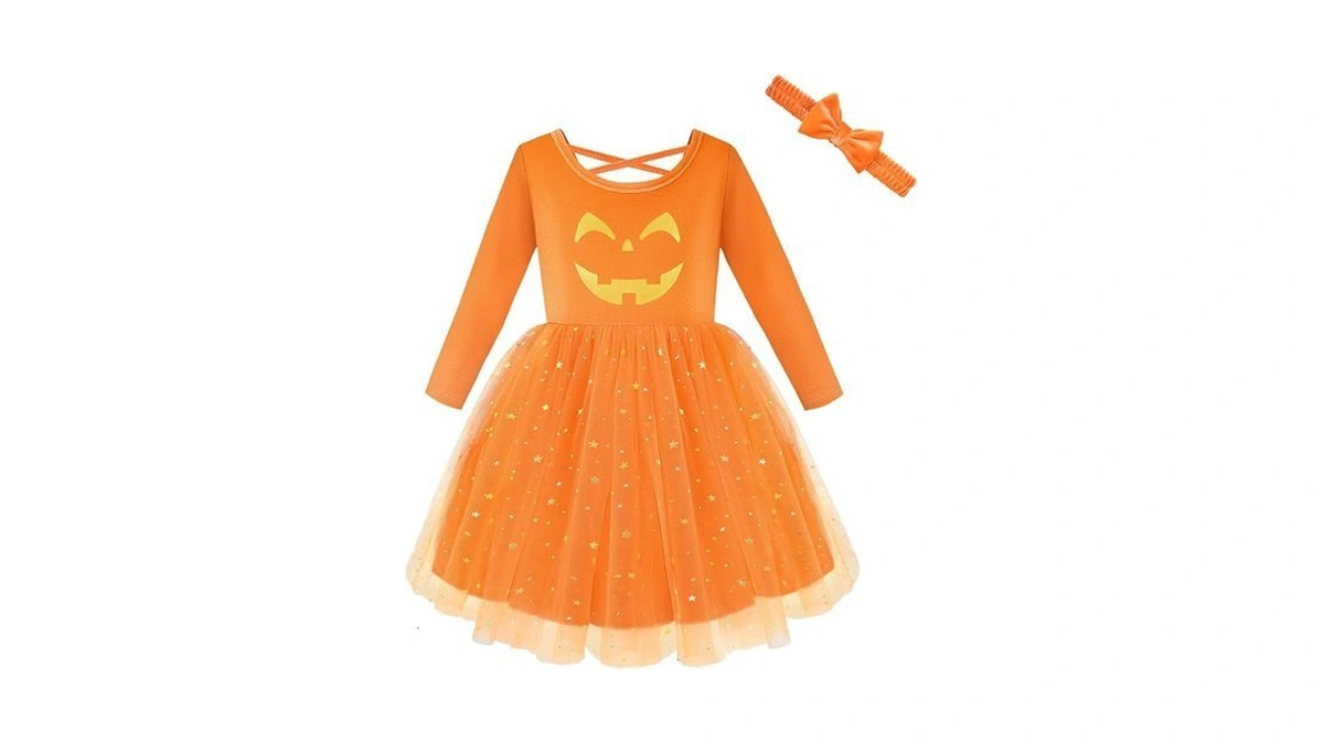 Weixinbuy Baby Girls Dresses Long Sleeve Tulle Velvet Twirl Fall