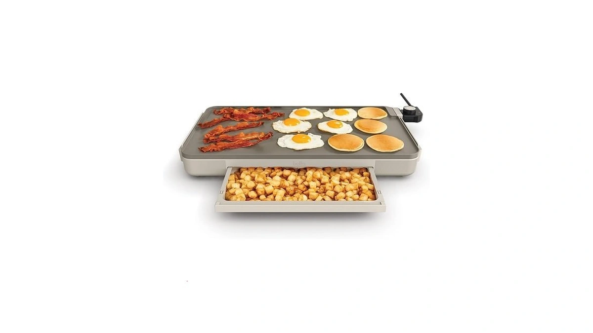 Bella 12" X 22" Electric Griddle With Warming Tray, Evergood™