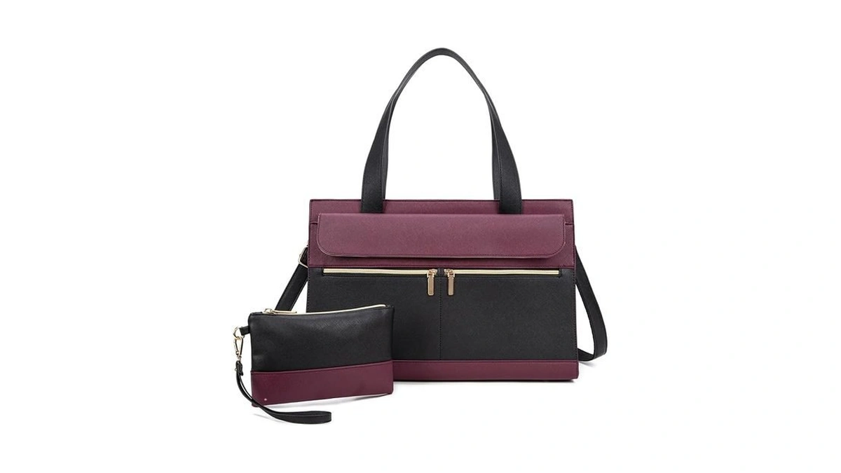 Laptop Bag For Women 15.6 Inch, Professional Tote Briefcase Purse,