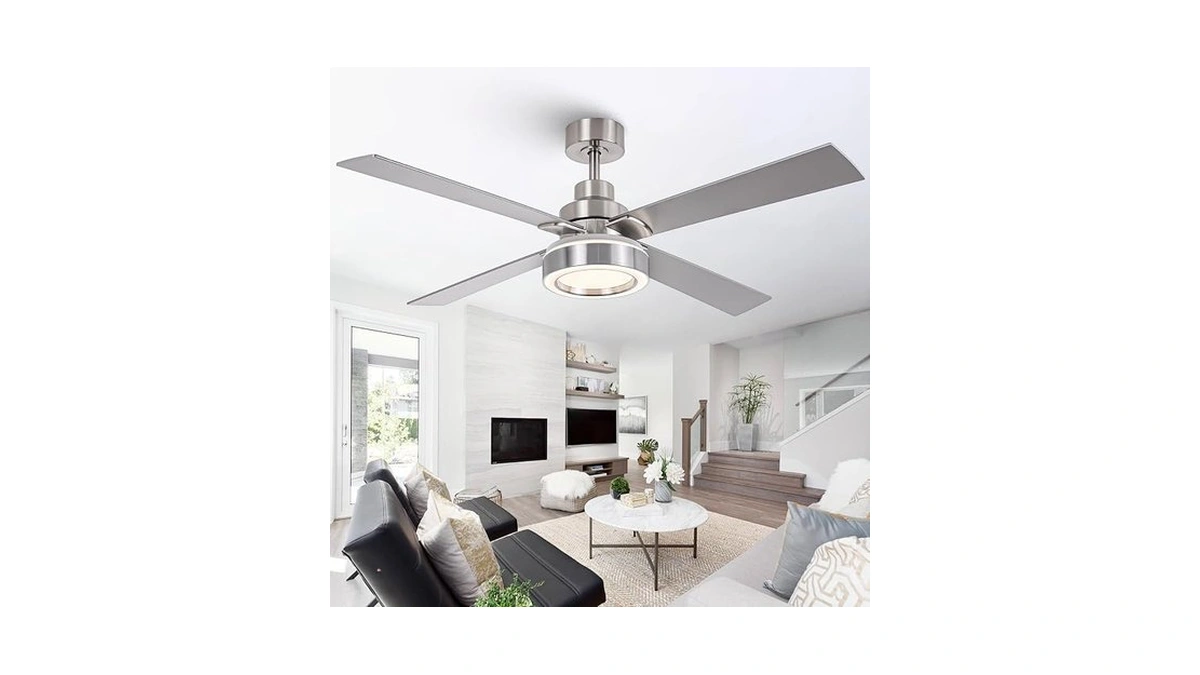 Vaczon 52 Inch Ceiling Fans With Lights And Remote, Modern