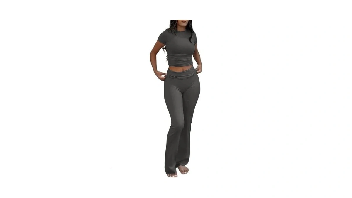 Dlooda Two Piece Sets For Women Matching Lounge Set Short