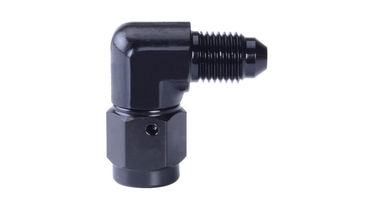 Sykrss 3an Aluminum Anodize Finish Male/female 90 Degree Flare Bulkhead