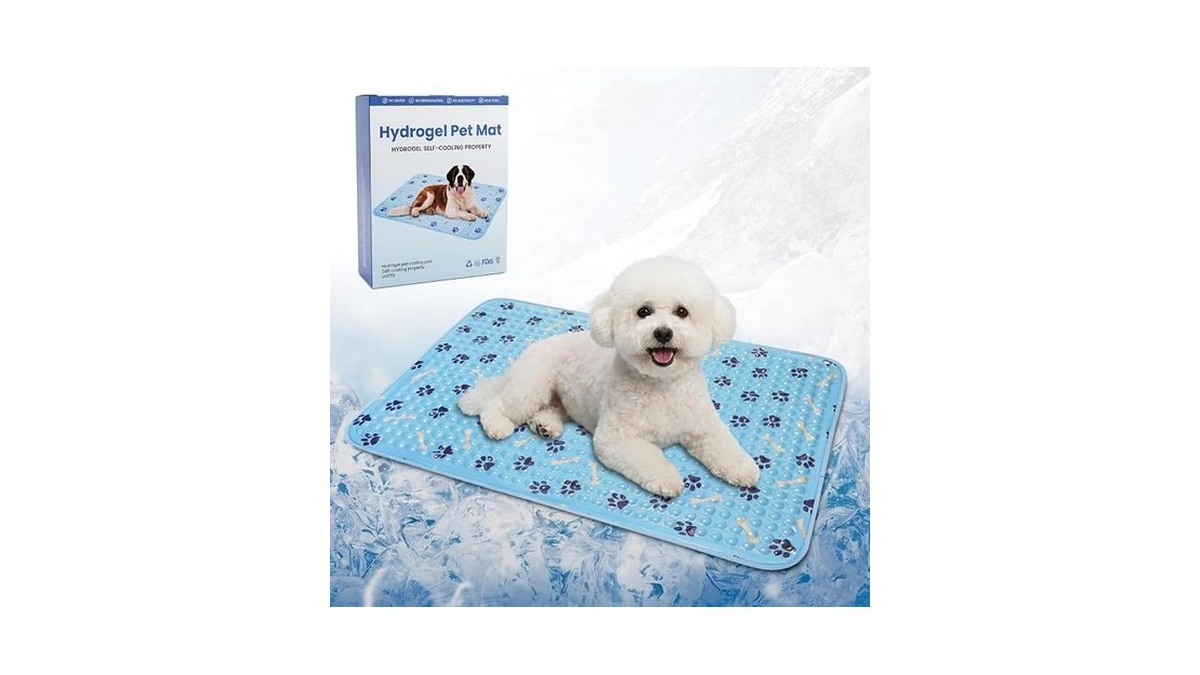 Tyitalk Cooling Mat For Dogs 20 Inch, Patent Self-cooling Gel