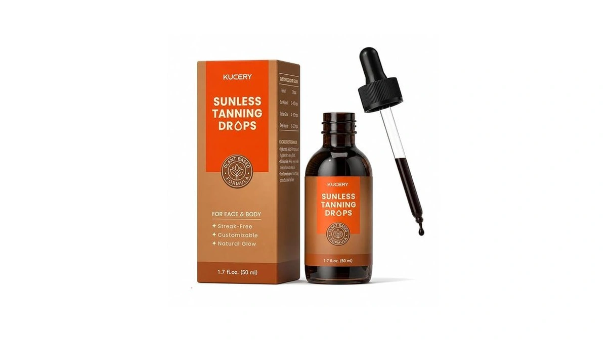 Kucery Sunless Tanning Drops For Face & Body - Plant