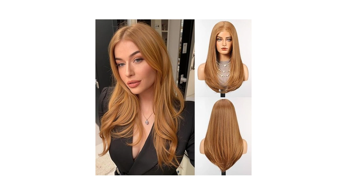 Getshow 5×5 Hd Lace Front Wigs Heat Resistant Fiber Straight