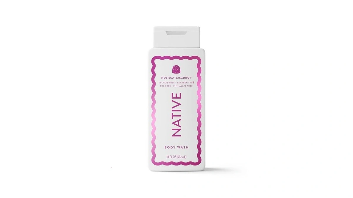 Native Body Wash, Holiday Edition, Holiday Gumdrop Scent, Contains Naturally