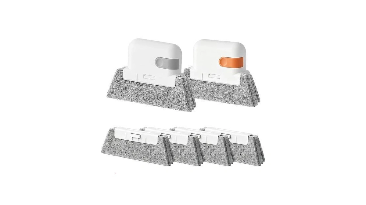 2pcs Window Cleaning Brush,multifucation Groove Cleaning Brush For Household Use,