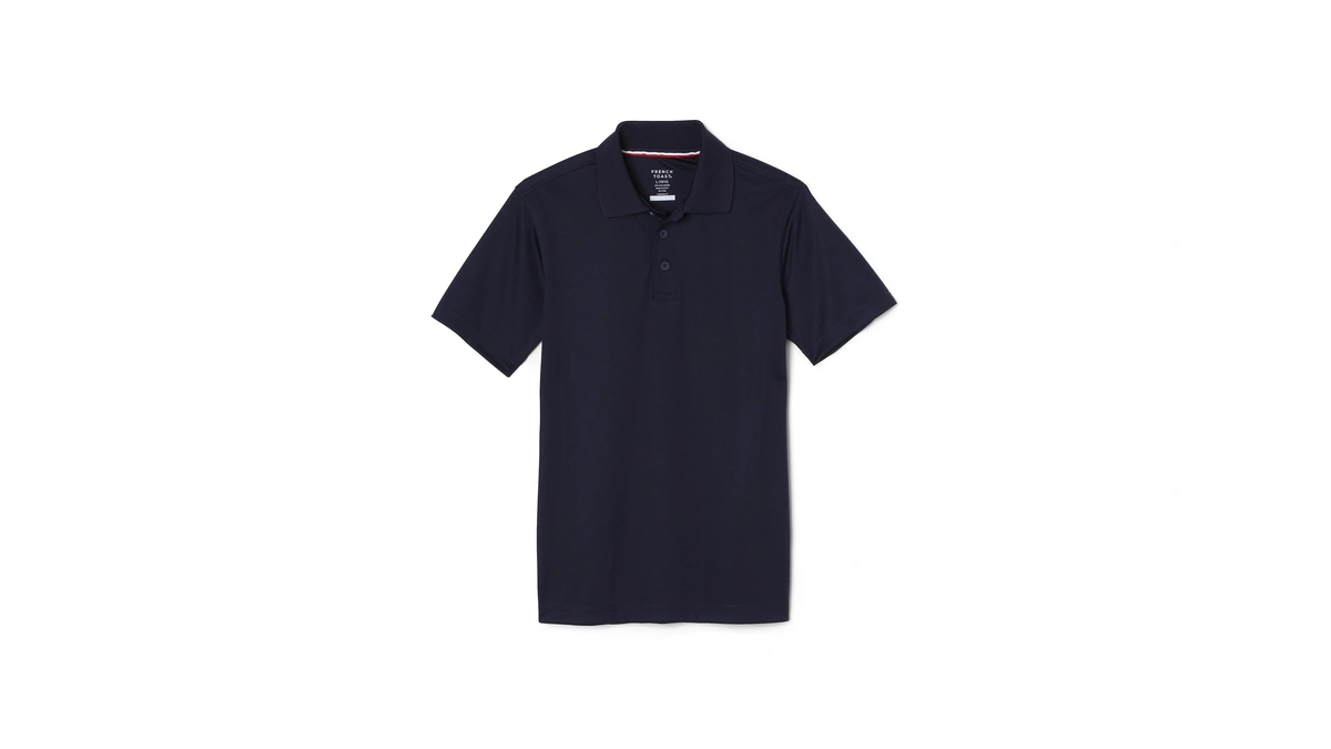French Toast Boys' Short Sleeve Moisture Wicking Stretch Sport Polo