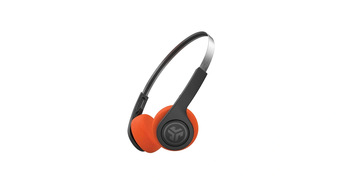 Jlab, Rewind 2, Retro Wireless On-ear Headphones, Bluetooth Multipoint, Eq3,