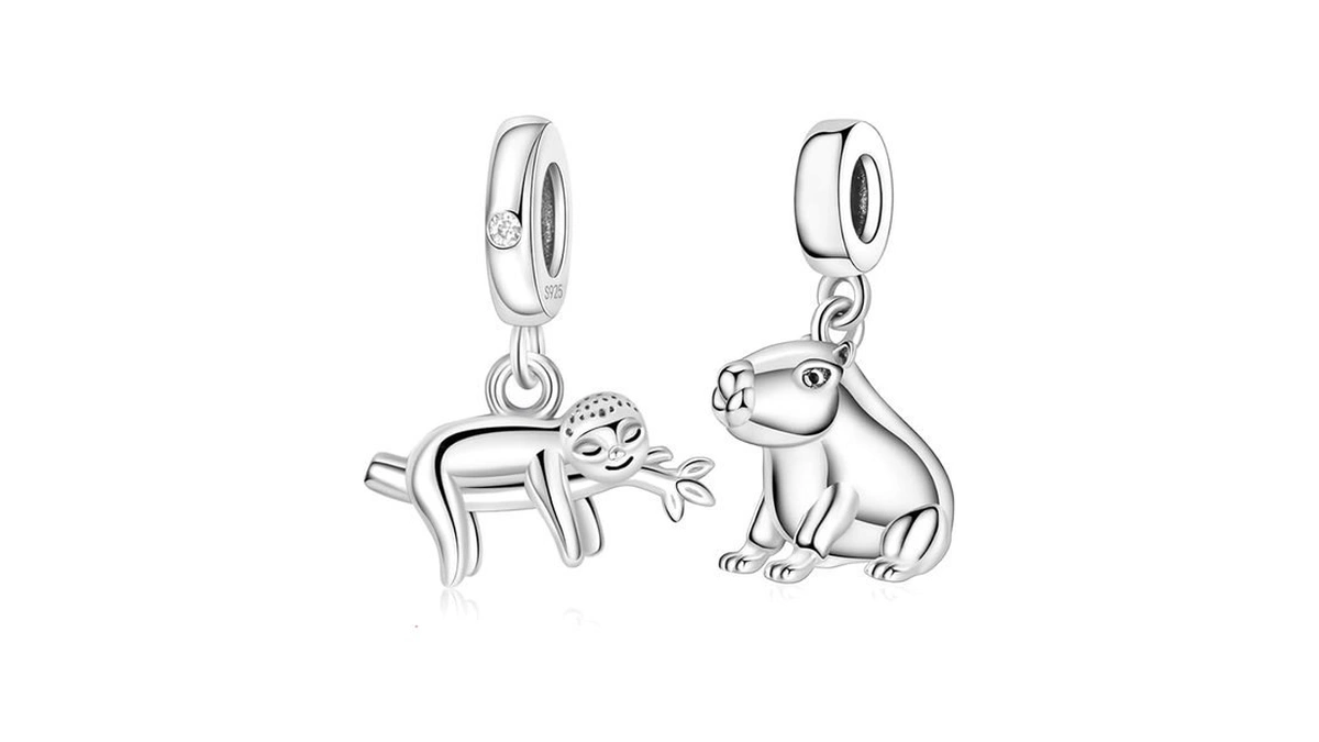 Huoonew 925 Sterling Silver Charm For Women Bracelets And Necklaces