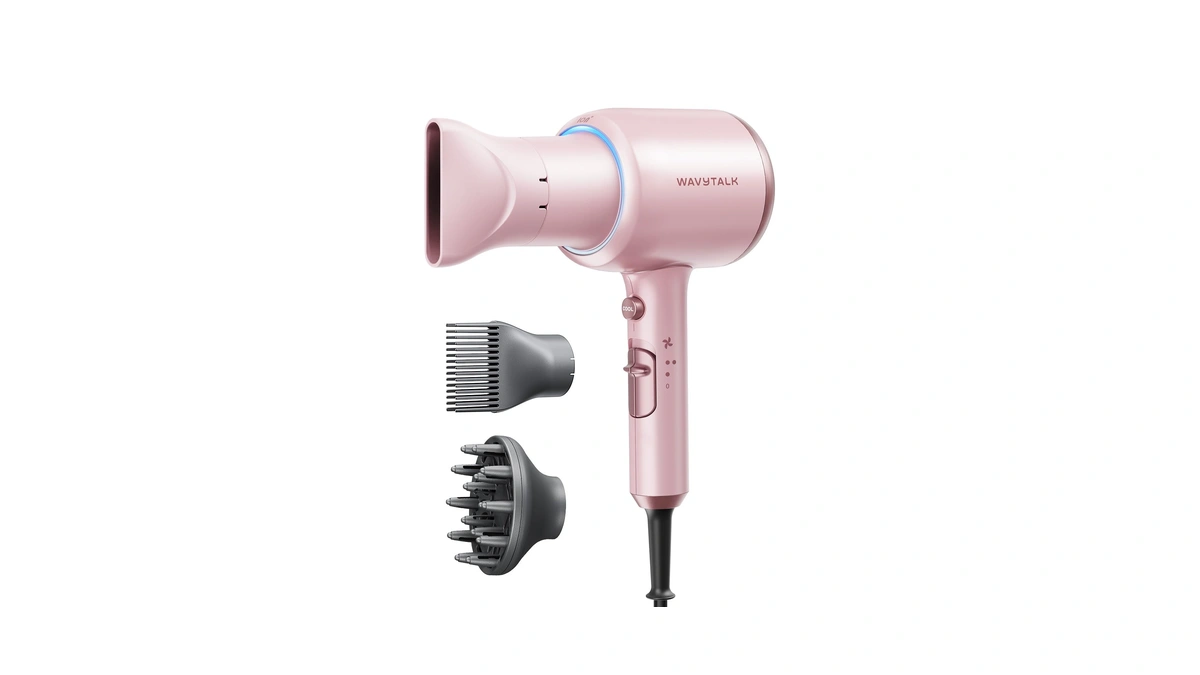 Wavytalk Hair Dryer With Diffuser, Blown Away Ionic Blow Dryer