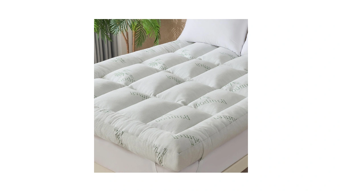 Whatsbedding 5 Inch Memory Foam Mattress Topper King For Back