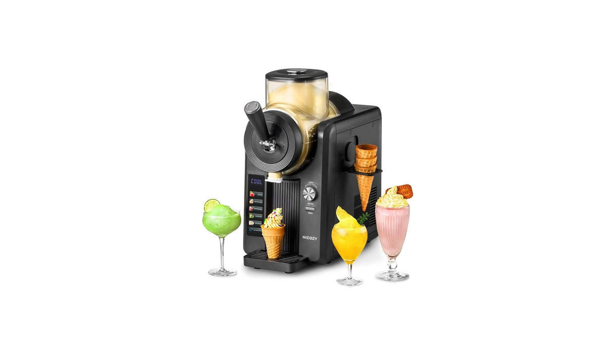 Hicozy F3 Slushie Machine & Soft Serve Ice Cream Machine,